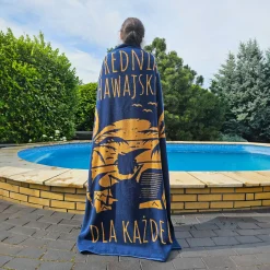Kapitan Bomba Gadżety|Sportowe > Bardzo duży ręcznik plażowy – Domino Jachaś – 100x160cm