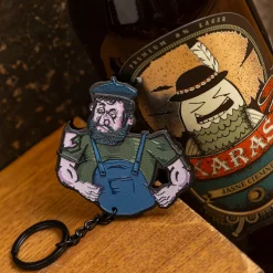 Kapitan Bomba Gadżety > Blok Ekipa | Wiesio 2w1 Metalowy brelok i otwieracz do piwa