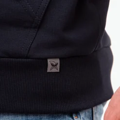 Kapitan Bomba Bluzy > Buza rozpinana dark navy, haft kurvinox żółty