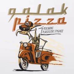 Kapitan Bomba Koszulki > Kozuka biała – Gaak Pizza – Głuś