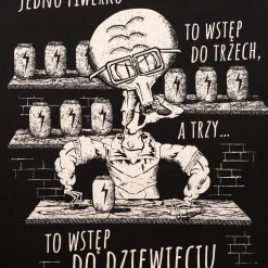 Kapitan Bomba Koszulki > Kozuka czarna – Jedno piwerko, to wtęp do trzech… | da zwagra | da kupa