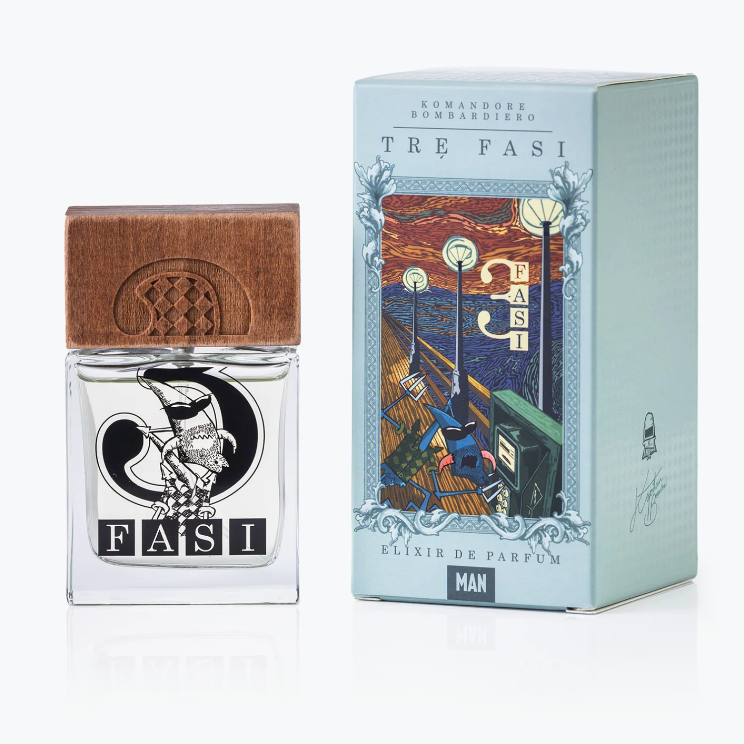 Kapitan Bomba Gadżety > Perfumy – Tre Fasi 50 ml | Zapach 100 złotych, dla prawdziwego rekina biznesu