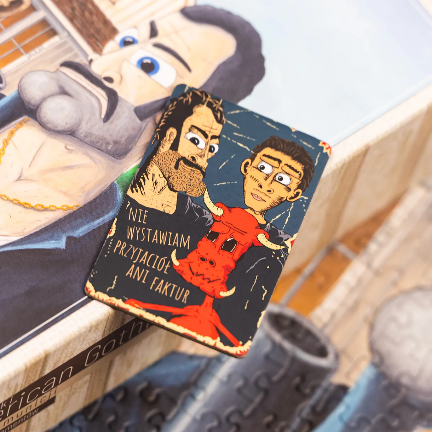 Kapitan Bomba Gadżety > Puzzle – Egzorcysta – American Gothic – koniec amunicji – plus extra magnes.