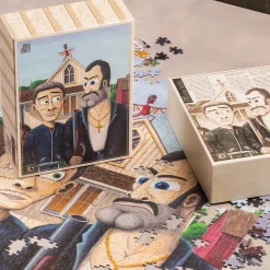 Kapitan Bomba Gadżety > Puzzle – Egzorcysta – American Gothic – koniec amunicji – plus extra magnes.