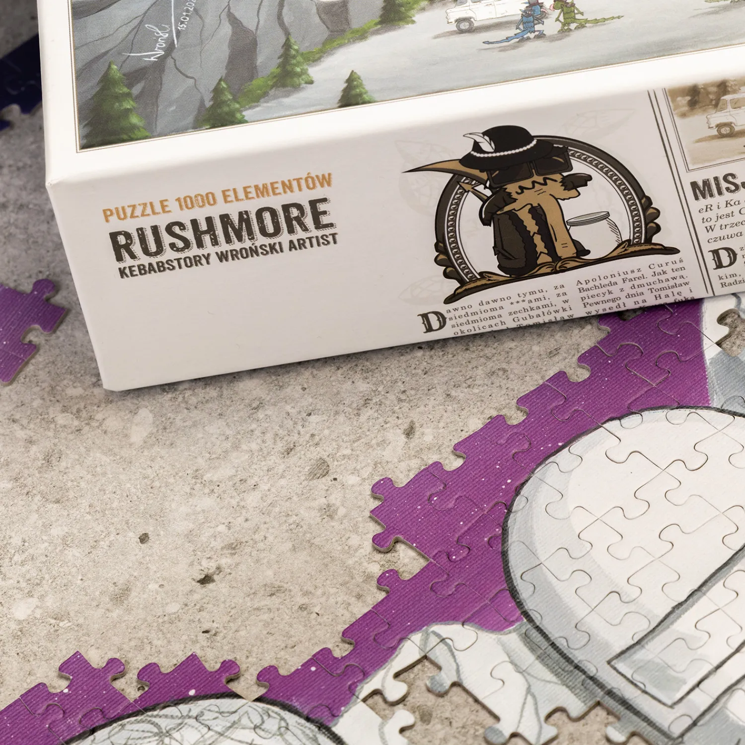 Kapitan Bomba Gadżety > Puzzle 500/1000 elementów – Rushmore