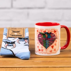 Kapitan Bomba Skarpetki|Gadżety > Zestaw kubek i skarpetki – Baby I love you very much