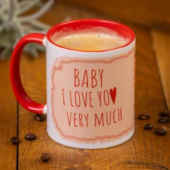 Kapitan Bomba Skarpetki|Gadżety > Zestaw kubek i skarpetki – Baby I love you very much
